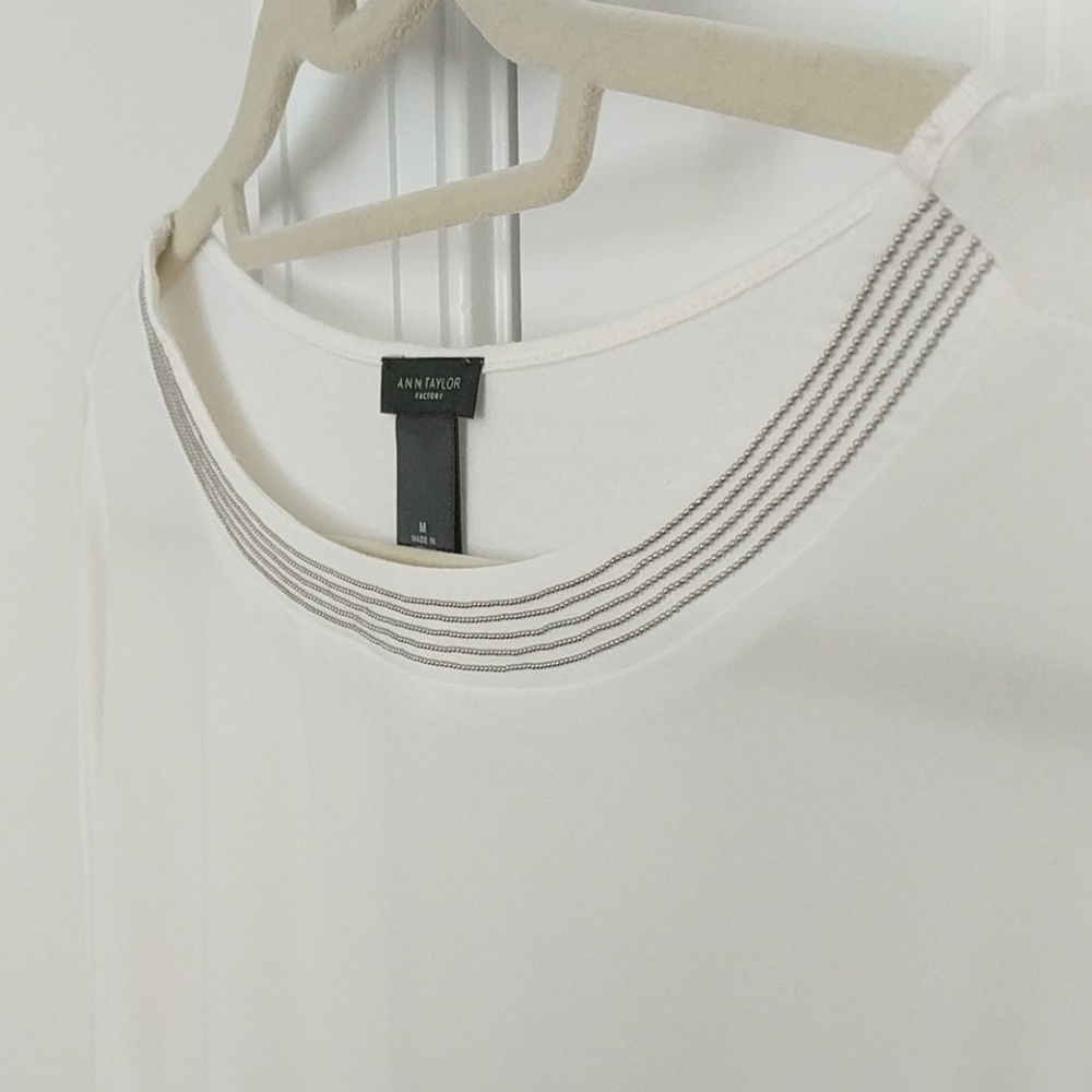 Off white Ann Taylor blouse